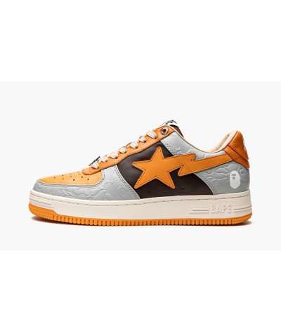 Bape STA Low Grey Orange
