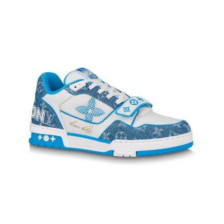 Louis Vuitton Sneaker Signature Blue Jeans