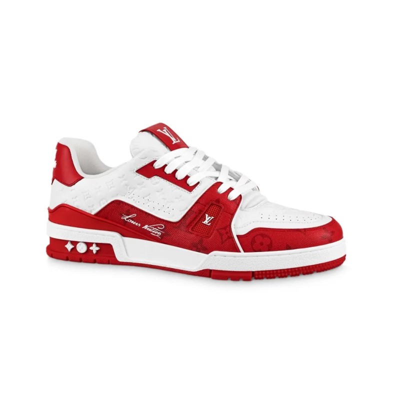 Louis Vuitton Sneaker Signature Red White