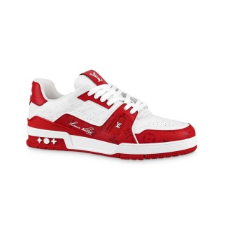Louis Vuitton Sneaker Signature Red White