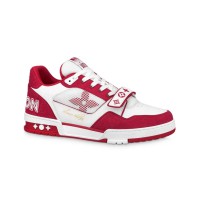 Louis Vuitton Trainer Sneaker Red White