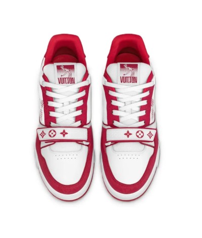 Louis Vuitton Trainer Sneaker Red White