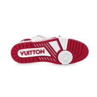 Louis Vuitton Trainer Sneaker Red White