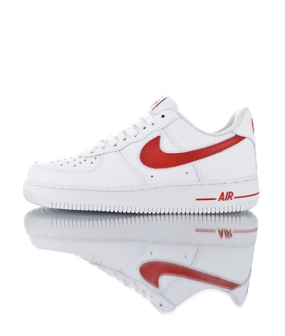 Nike Air Force 07´ Bianca Logo Rosso