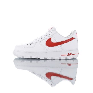 Nike Air Force 07´ Bianca Logo Rosso