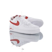 Nike Air Force 07´ Bianca Logo Rosso
