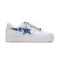 Bape STA Low White Blue Bape STA Low White Blue