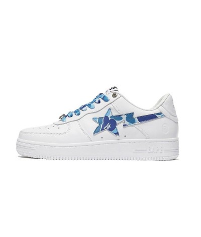 Bape STA Low White Blue