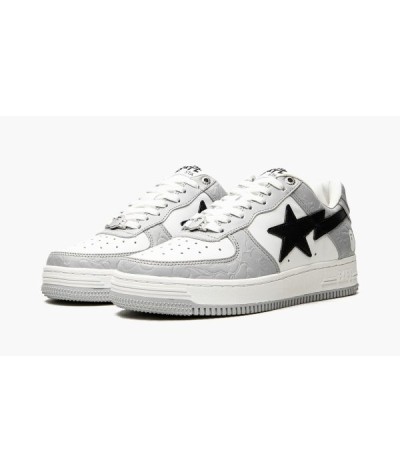 Bape STA Low White Grey