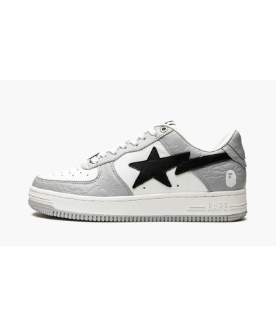 Bape STA Low White Grey
