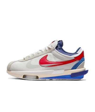 Nike Zoom Cortez x Sacai White University Red