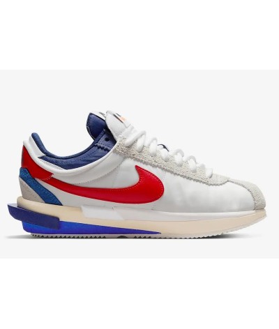 Nike Zoom Cortez x Sacai White University Red