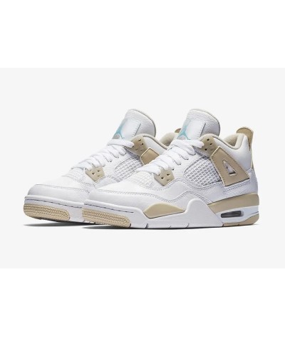 Nike Air Jordan 4 White Light Sand